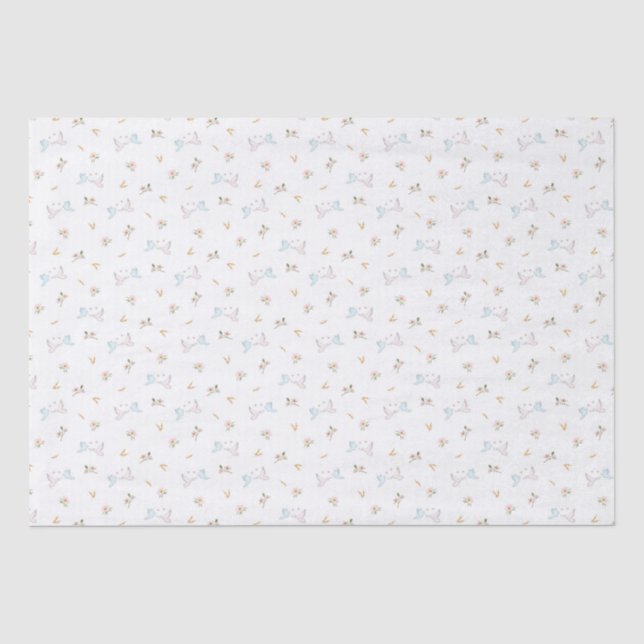 Papier Mousseline Les colombes gracieuses (Recto)