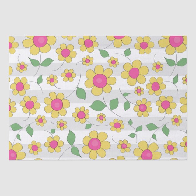 Papier Mousseline Les enfants de fleurs peignent des gribouillis de  (Recto)