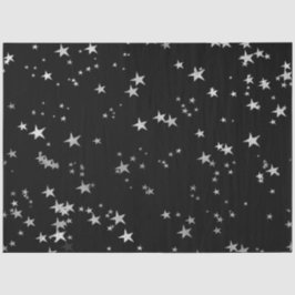 Papier Mousseline Les étoiles noires d'argent