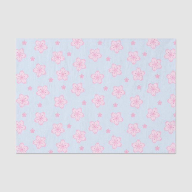 Papier Mousseline Les fleurs de cerisiers de Kawaii Sakura (Recto)