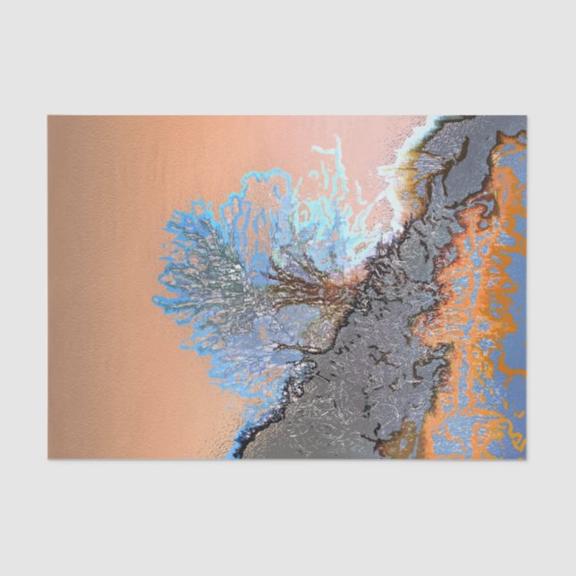 PAPIER MOUSSELINE LES MONTAGNES (Recto)