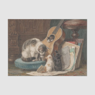 Papier Mousseline Les musiciens par Henriette Ronner-Knip