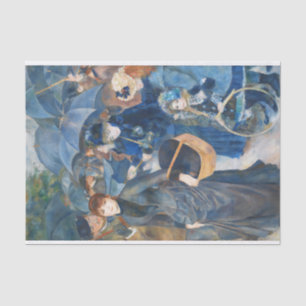 Papier Mousseline Les parapluies, Pierre Auguste Renoir Art
