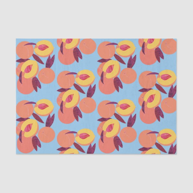 Papier Mousseline Les pêches (Recto)