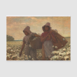 Papier Mousseline Les tombereaux de coton de Winslow Homer
