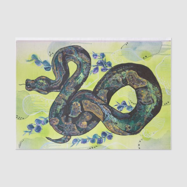 Papier Mousseline Les vessies de Snakes (Recto)