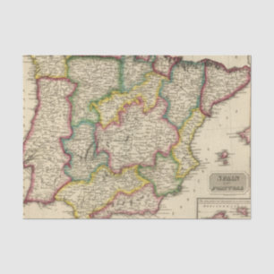 Papier Mousseline L'Espagne et le Portugal 19