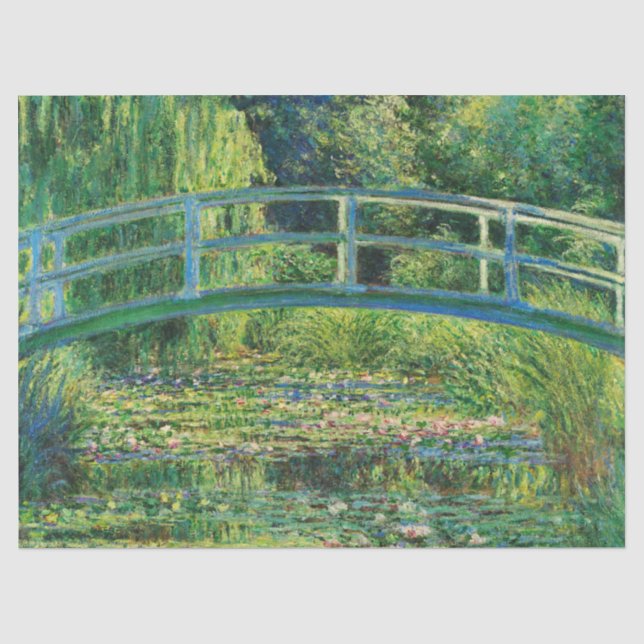Papier Mousseline L'étang Water-Lily de Claude Monet (Recto)