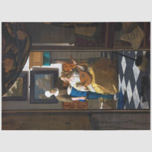 Papier Mousseline Lettre d'amour, Johannes Vermeer