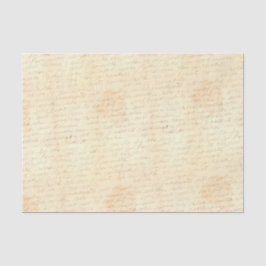 Papier Mousseline Lettre manuscrite Cursive
