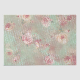 Papier Mousseline LETTRE vintage LETTRE CHIC Shabby TISTE DÉBOUPAGE 