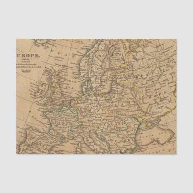 Papier Mousseline L'Europe 22 (Recto)