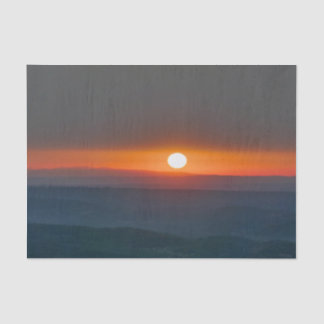 Papier Mousseline Lever de soleil en Dordogne