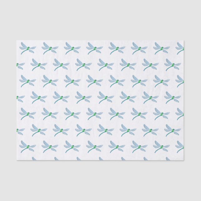 Papier Mousseline libellule (Recto)