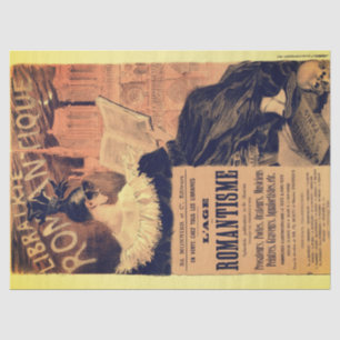 Papier Mousseline Librairie romantique art nouveau gothique grasset
