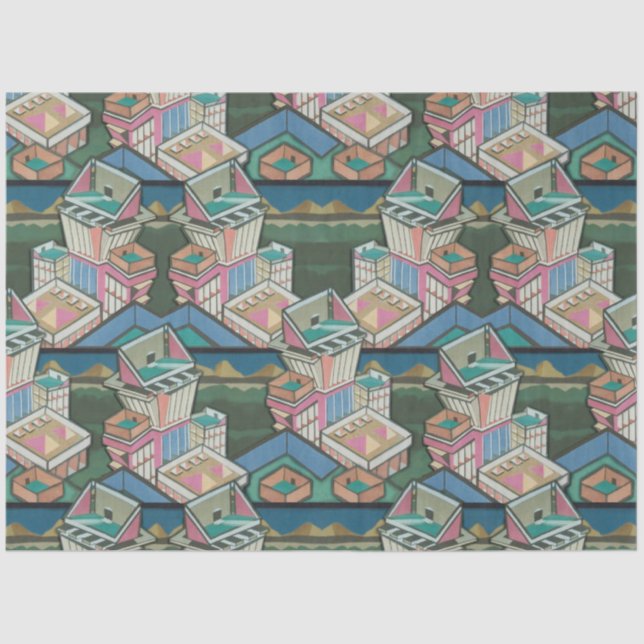 Papier Mousseline Licorice alltrie collage 3D en daim (Recto)