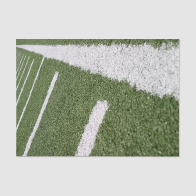 Papier Mousseline Lignes blanches du football (Recto)