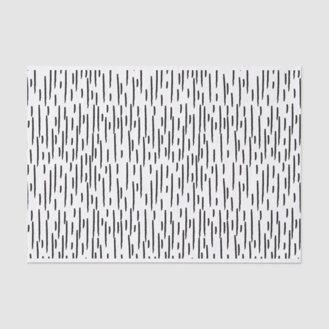 Papier Mousseline Lignes de Doodle dessinées à la main (Recto)