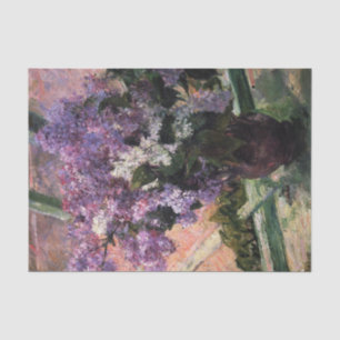 Papier Mousseline Lilacs dans un papier tissu de fenêtre