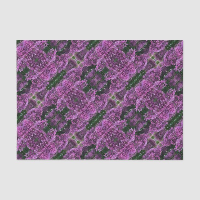 Papier Mousseline lilas rose violet | photo florale rose romantique (Recto)