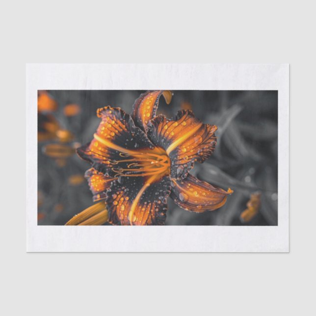Papier Mousseline Lily Flower10 (Recto)