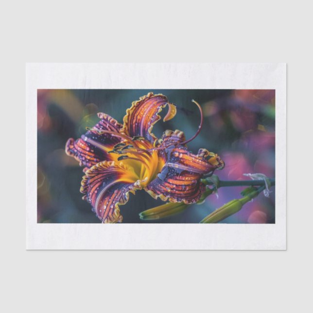 Papier Mousseline Lily Flower4 (Recto)