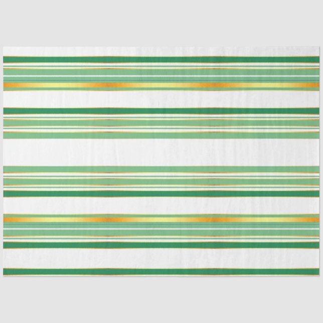 Papier Mousseline Linge Luxe Populaire Green Gold Texture Collection (Recto)