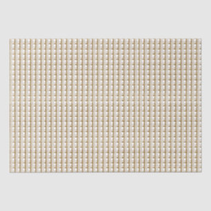 Papier Mousseline Liquide ivoire et or