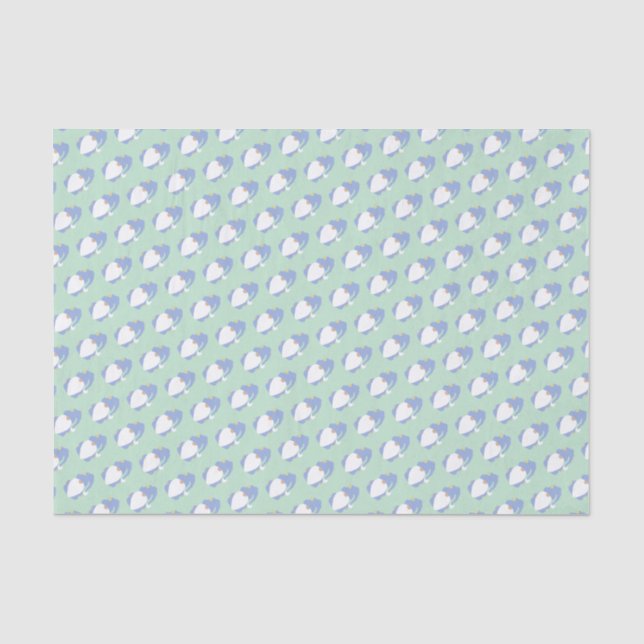 Papier Mousseline Little Blue Gnome (Recto)