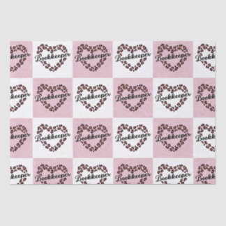 Papier Mousseline Livre Leopard Heart Frame Papier Tissu