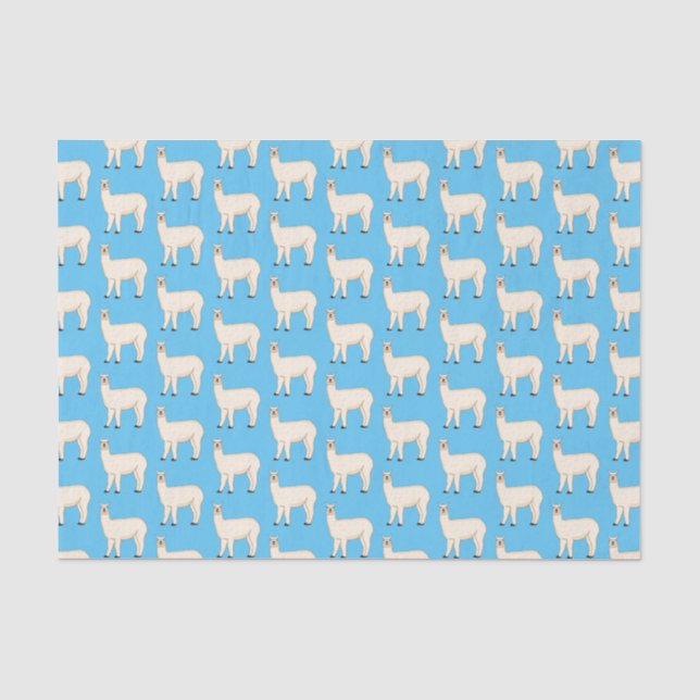 Papier Mousseline Llama (Recto)