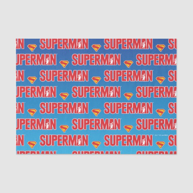 Papier Mousseline Logo classique Superman Bold (Recto)