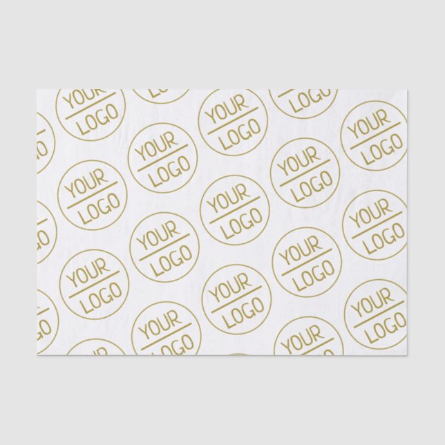 Papier Mousseline Logo De Marque Personnalisé Entreprise Packaging T (Recto)