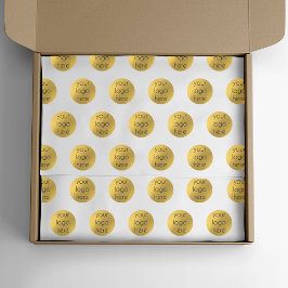 Papier Mousseline Logo d'entreprise de luxe Packaging