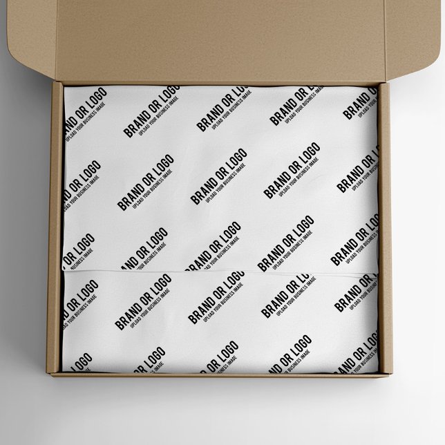Papier Mousseline Logo d'entreprise personnalisé Conditionnement Mar (Créateur téléchargé)