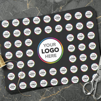 Papier Mousseline Logo d'entreprise personnalisé - Emballage de luxe