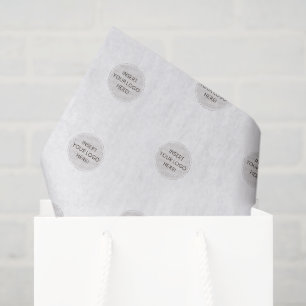 Papier Mousseline LOGO ENTREPRISE BRANDING moderne simple grand