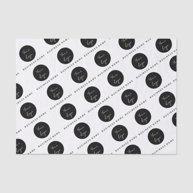 Papier Mousseline Logo papier tissu de conception d'entreprise (Recto)