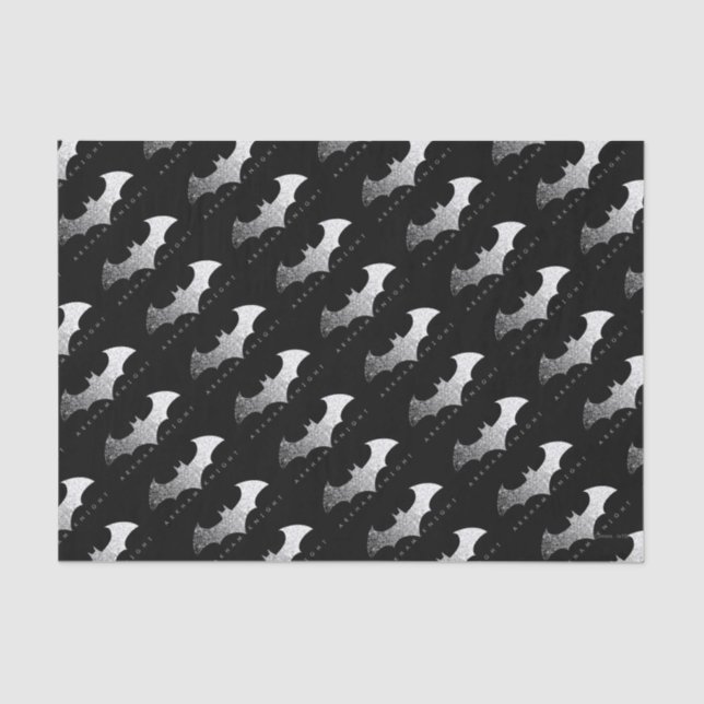 Papier Mousseline Logo Pixel Batman Arkham Knight (Recto)