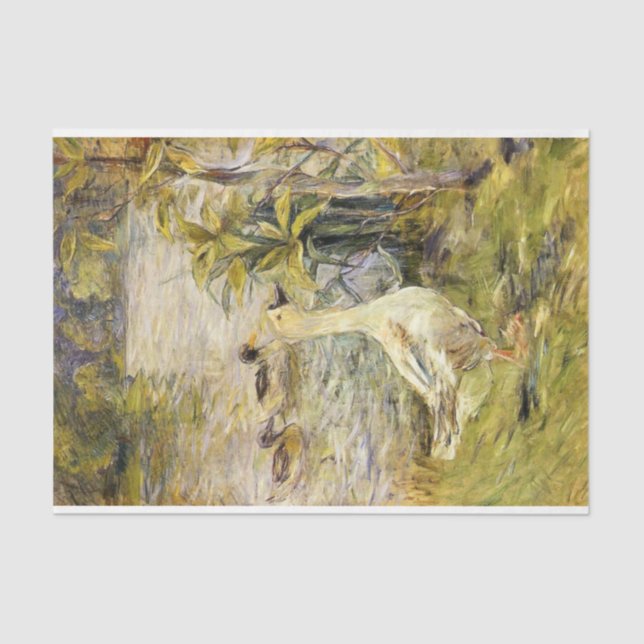Papier Mousseline L'Oie (par Berthe Morisot) (Recto)