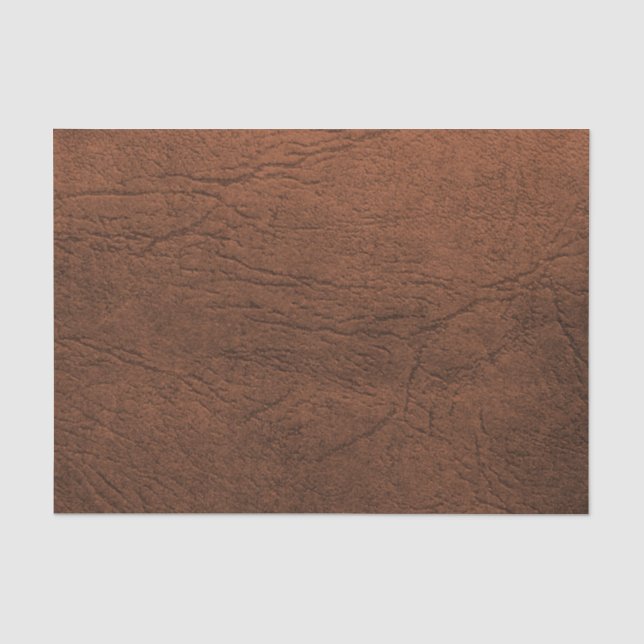 Papier Mousseline Look en cuir Brown (Recto)