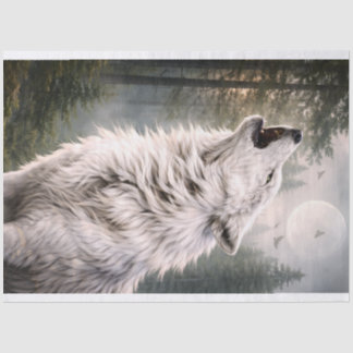 Papier Mousseline Loup 2