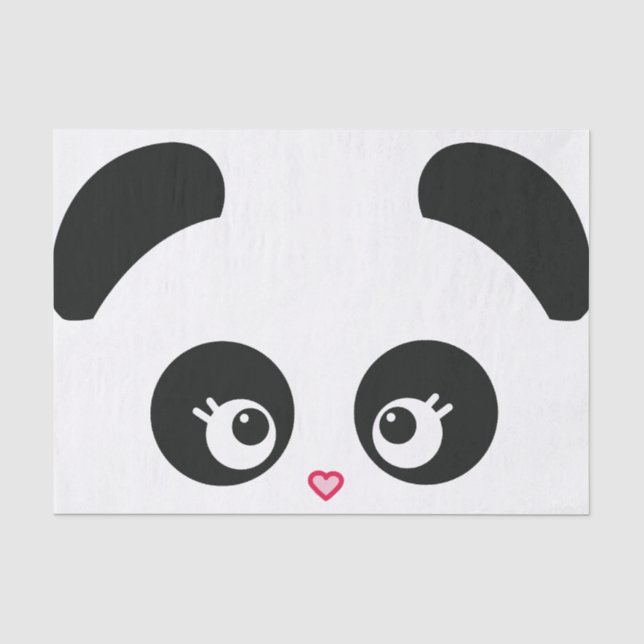 Papier Mousseline Love Panda® (Recto)