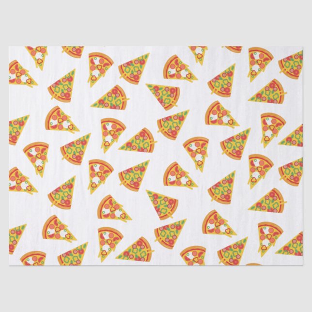 Papier Mousseline Love Pizza (Recto)