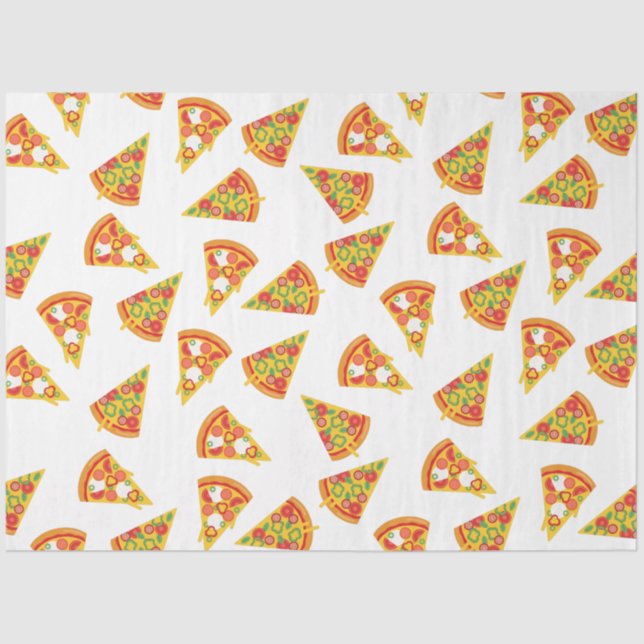 Papier Mousseline Love Pizza (Recto)