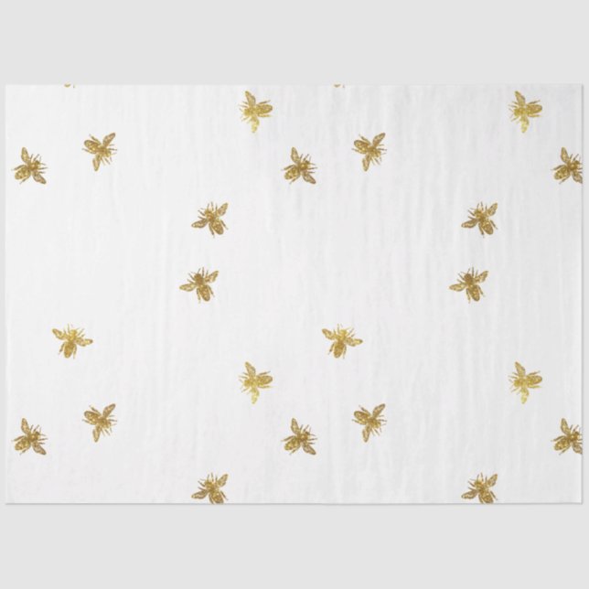 Papier Mousseline Lovely Bee Series Design 37 (Recto)