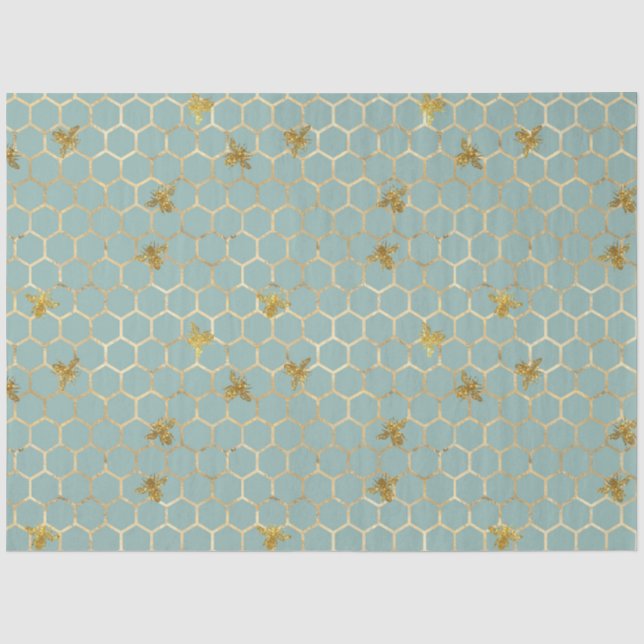 Papier Mousseline Lovely Bee Series Design 48 (Recto)