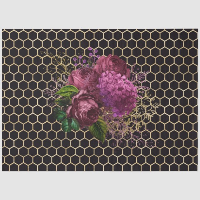 Papier Mousseline Lovely Bee Series Design 53 (Recto)