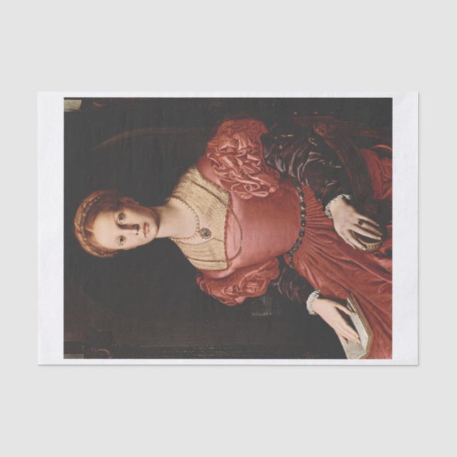 Papier Mousseline Lucrezia par Bronzino Decoupage (Recto)