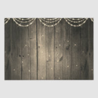 Lumières de fées en bois rustique Noël étincelant